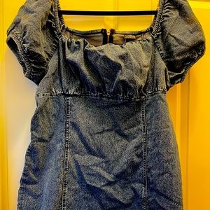 Women’s denim dress soo cute